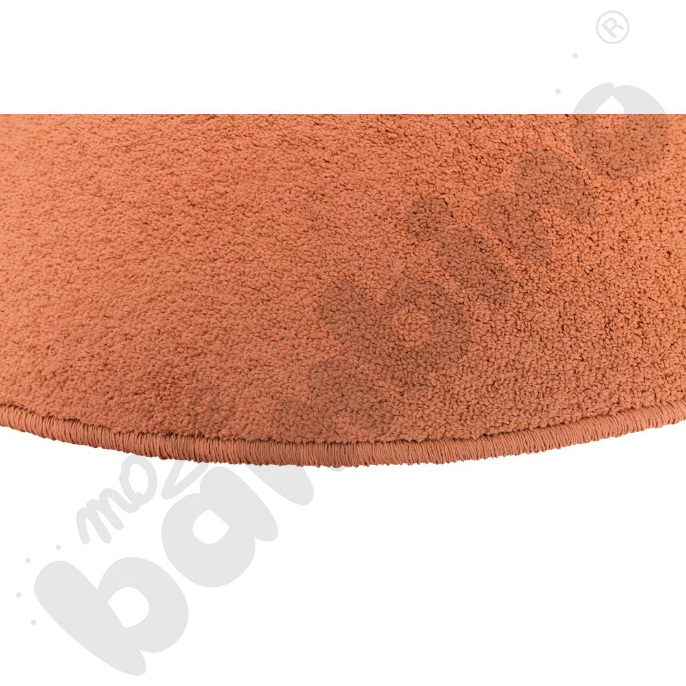 Dywan okrągły o śr. 100 cm – łososiowy 