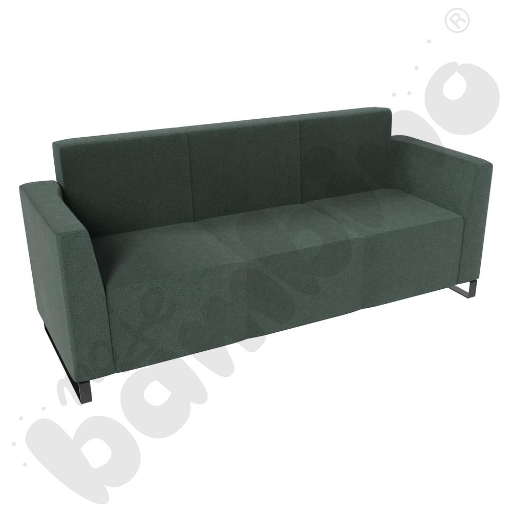 Sofa Universum 3-os. wys. 82 cm, 2 boki niskie, tkanina KG01