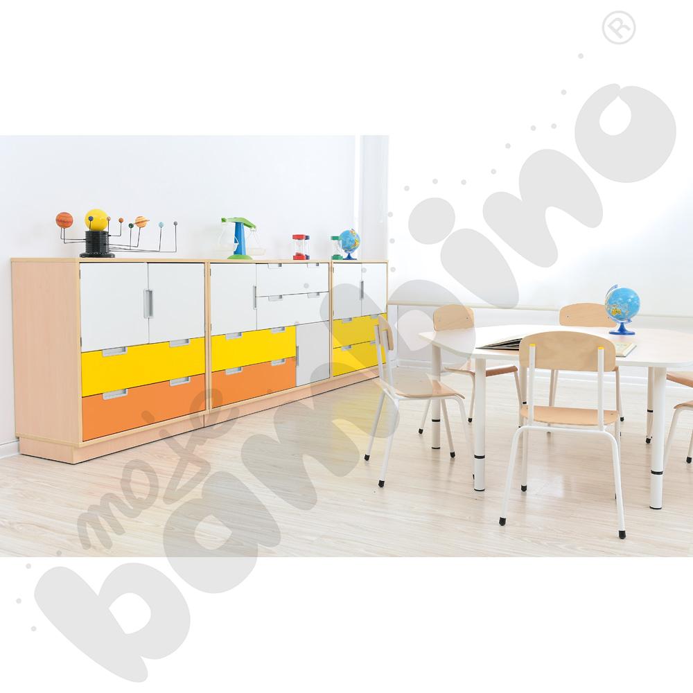 Quadro - zestaw 4, 90 st., skrzynia klon jasny
