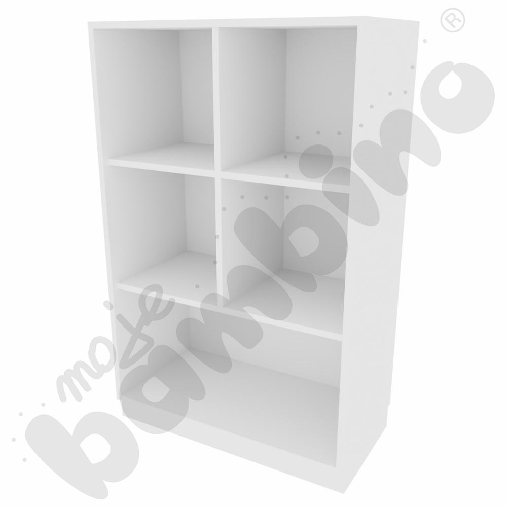 Quadro - szafka L na 2 szerokie szuflady, biała