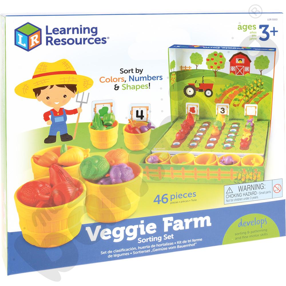 Farma warzywna - zestaw do nauki sortowania