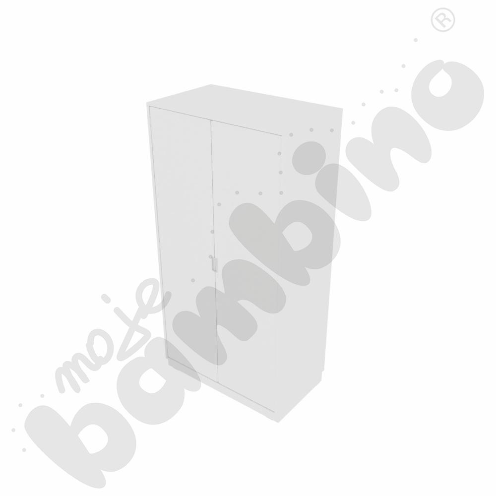 Quadro - szafa uniwersalna z wysuwanymi półkami - biała