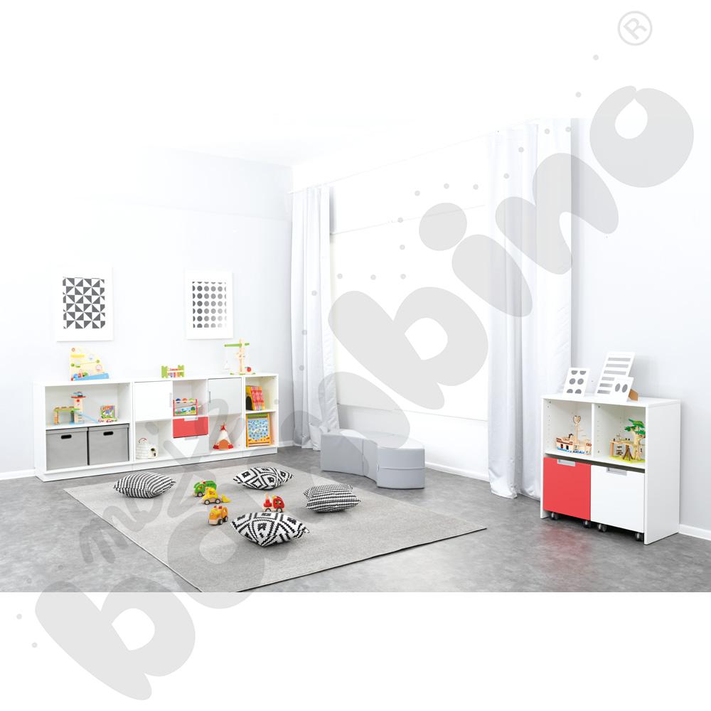 Quadro - zestaw 90, 90 st., biała skrzynia