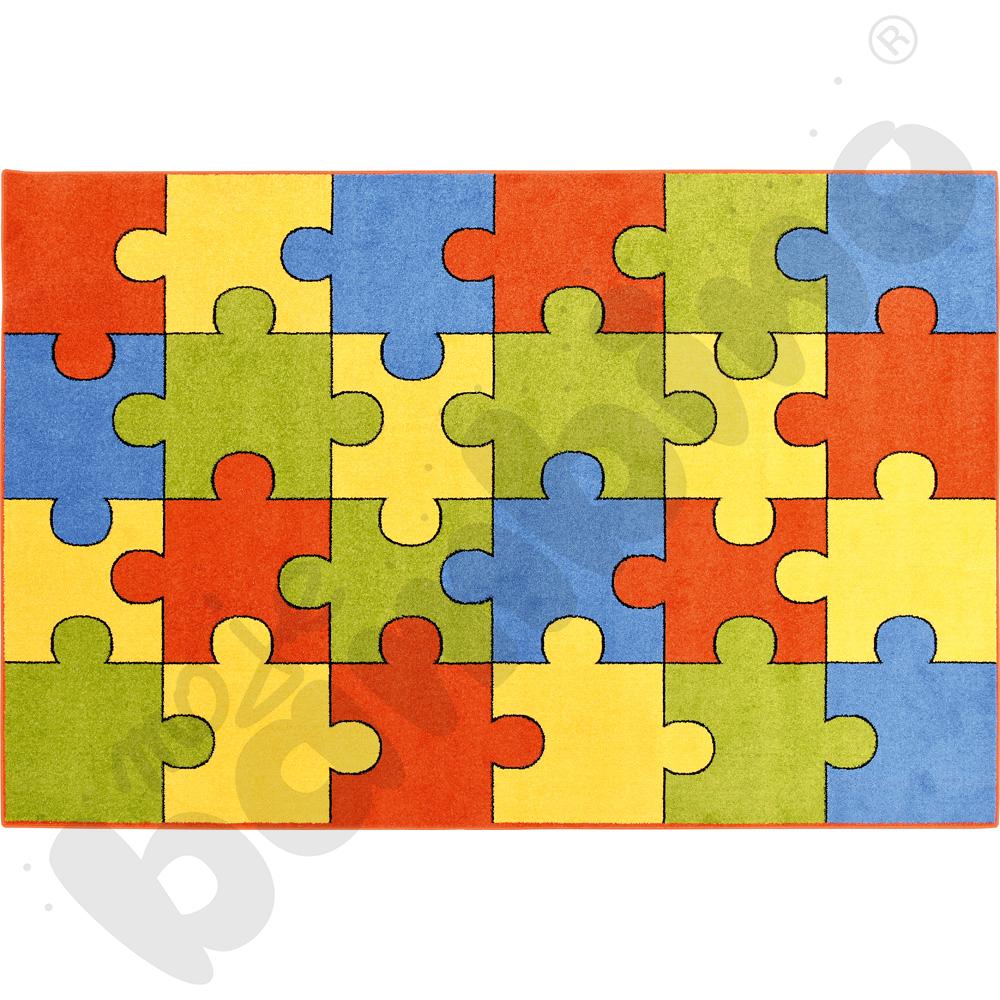 Dywan Puzzle terakota 2 x 3