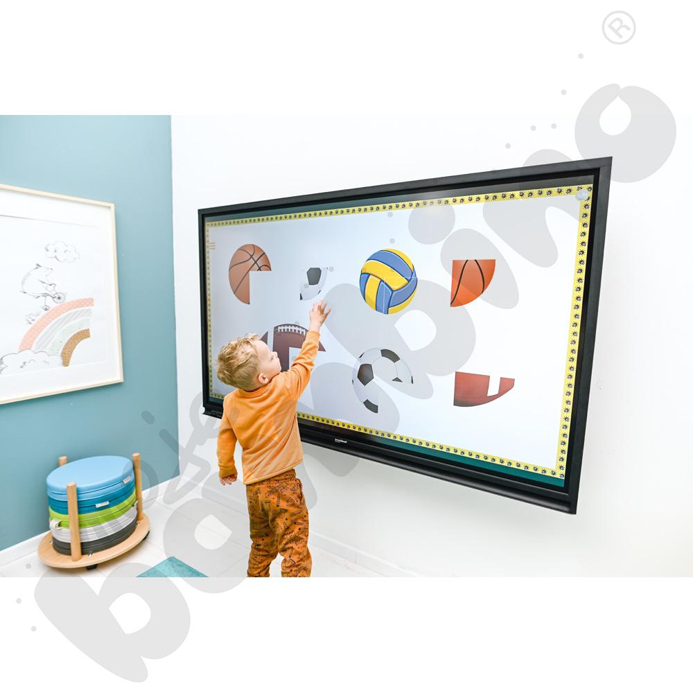 JumboEdu z monitorem interaktywnym insGraf Digital EduSpace 65 i uchwytem ściennym