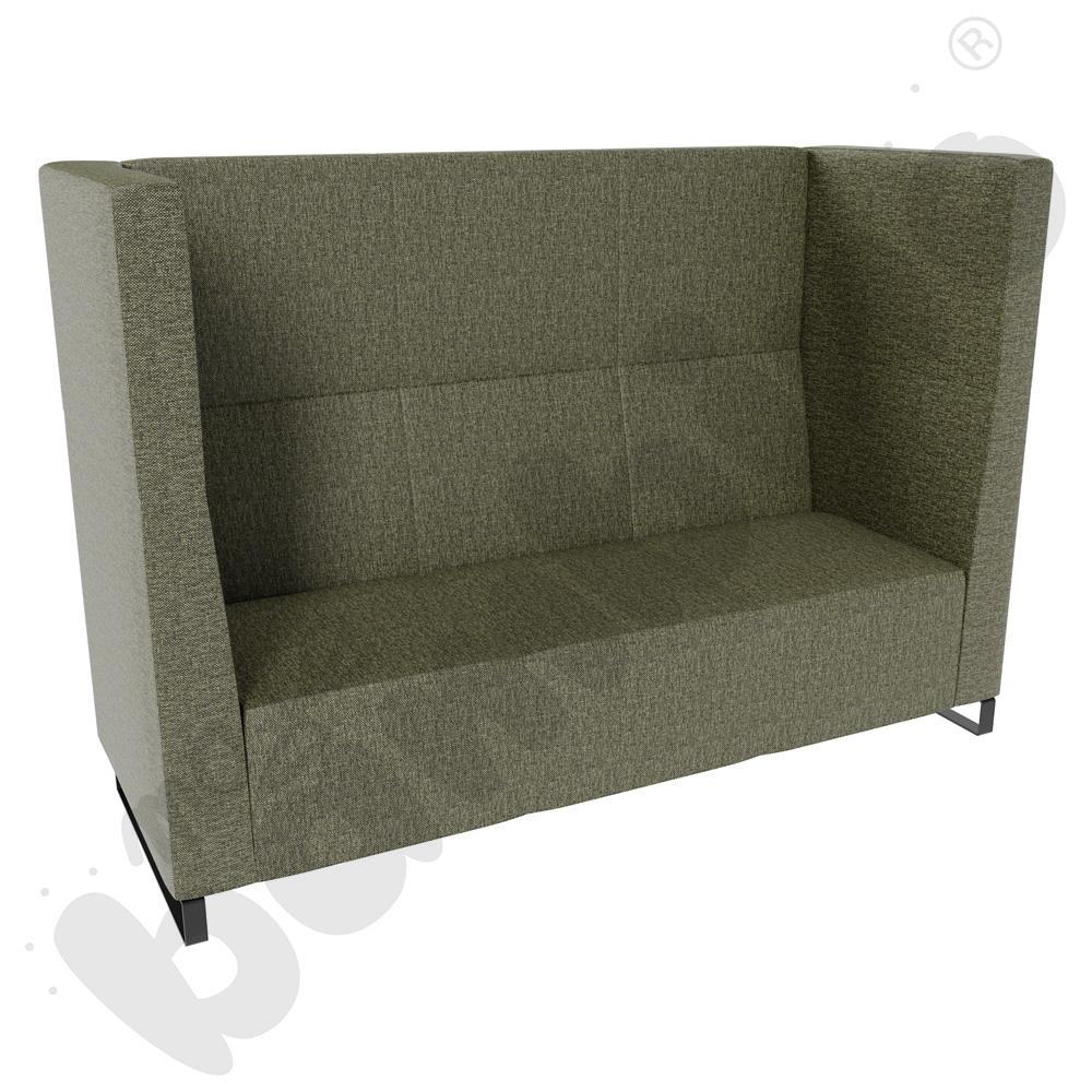 Sofa Universum 3-os. wys. 133 cm, 2 boki średnie, tkanina RO27