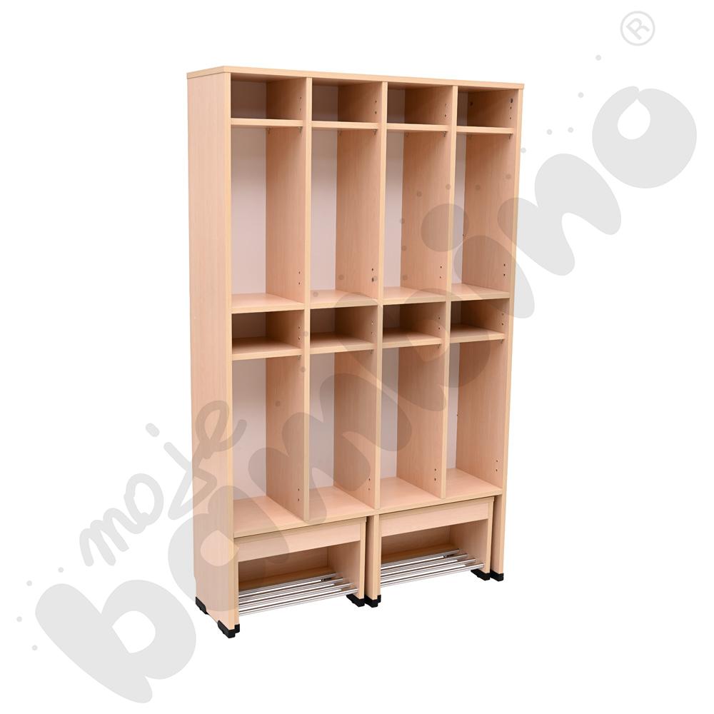 Szatnia Kropla Mini z wysuwanym siedziskiem 8-os.