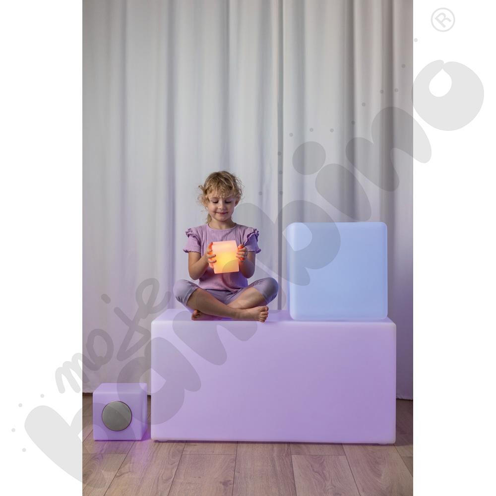 Lampa LED - sześcian duży 