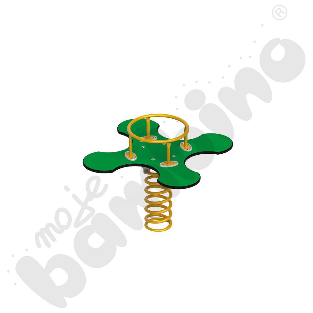 Sprężynowiec Koniczynka na podstawie metalowej