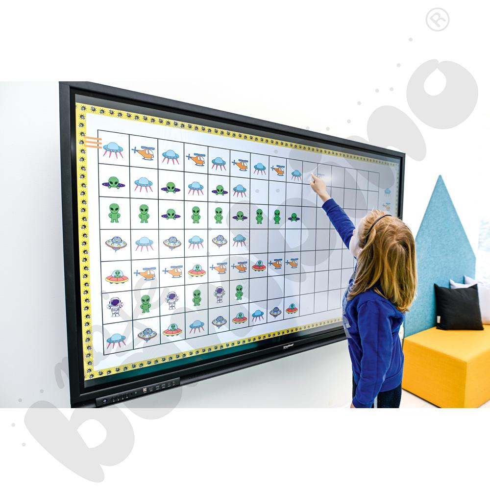 JumboEdu z monitorem interaktywnym insGraf Digital EduSpace 65 i uchwytem ściennym