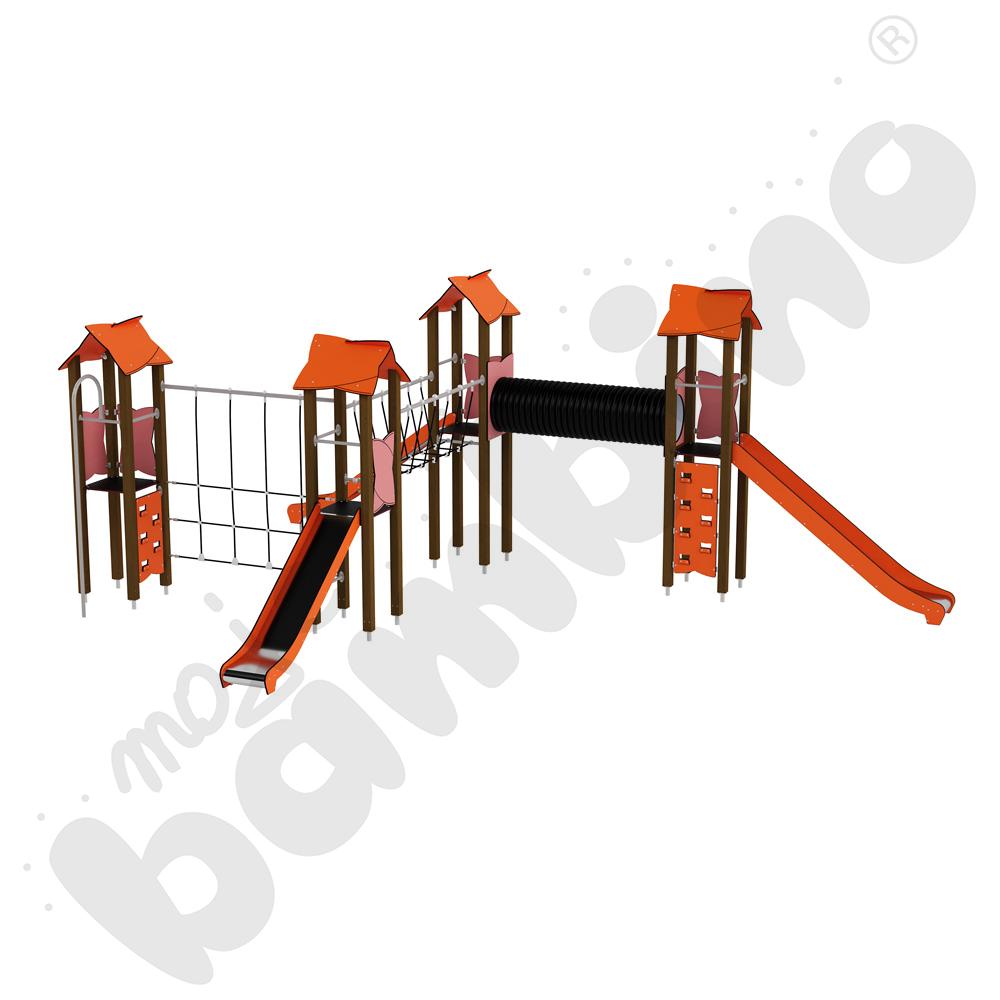 Zestaw Urbi 10, słupy drewniane A