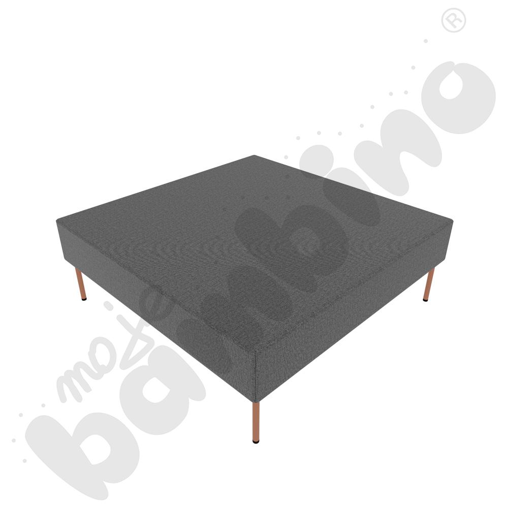 Pufa Versa 120x120 cm z filcowymi stopkami, stelaż łososiowy, tkanina RO39 Pufa Versa 120x120 cm z filcowymi stopkami, stelaż łososiowy, tkanina RO39