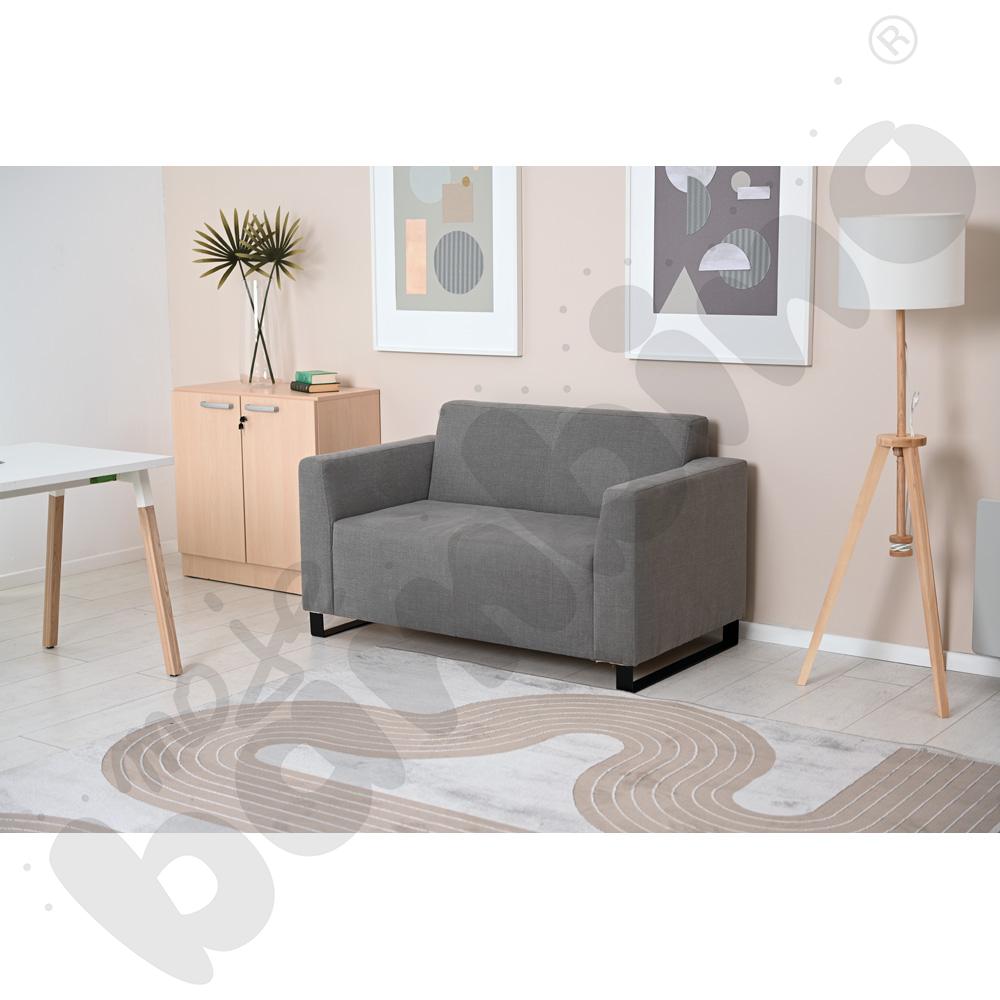Sofa Universum 2-os. wys. 82 cm, 2 boki niskie, tkanina KG22