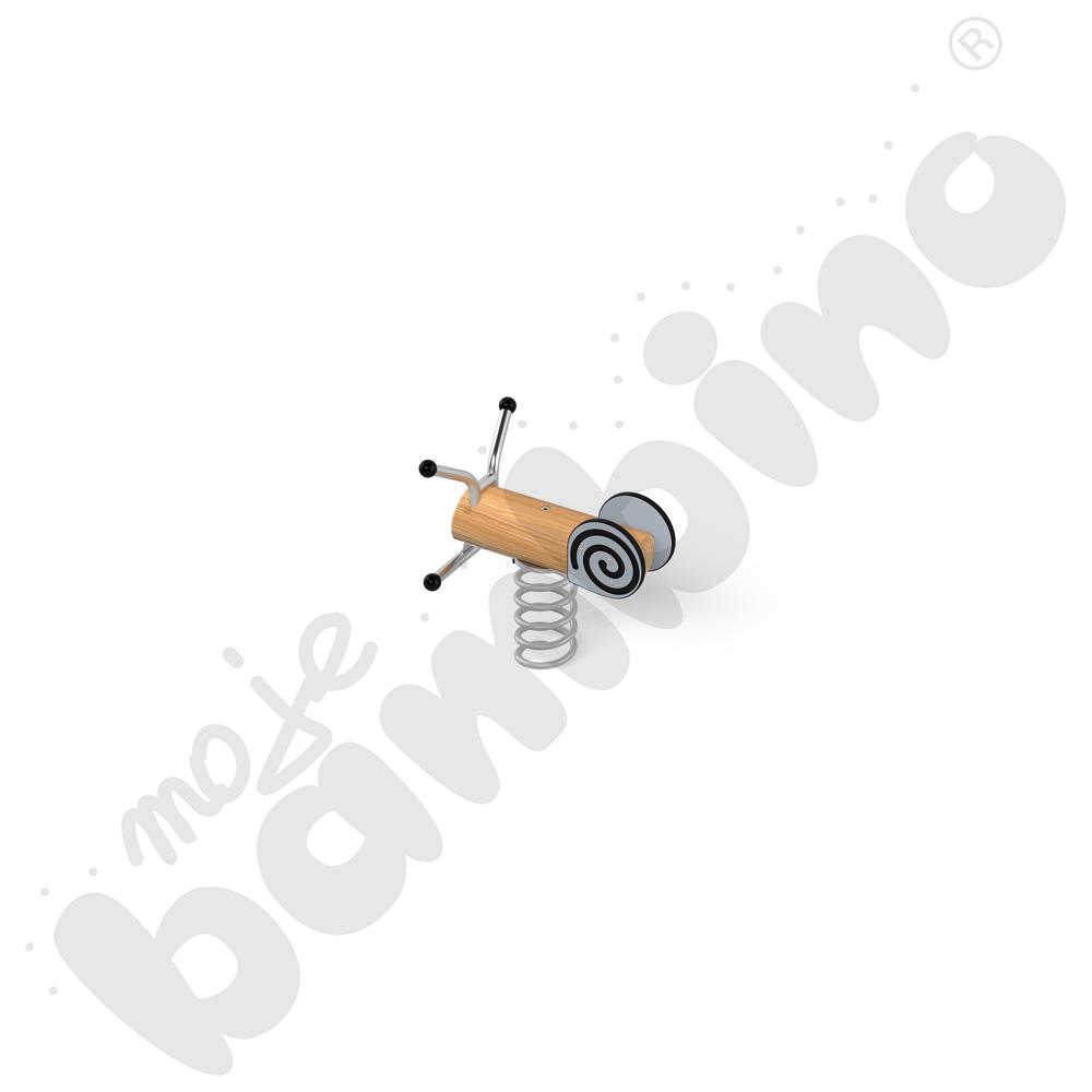 Robinio - ślimak na podstawie metalowej