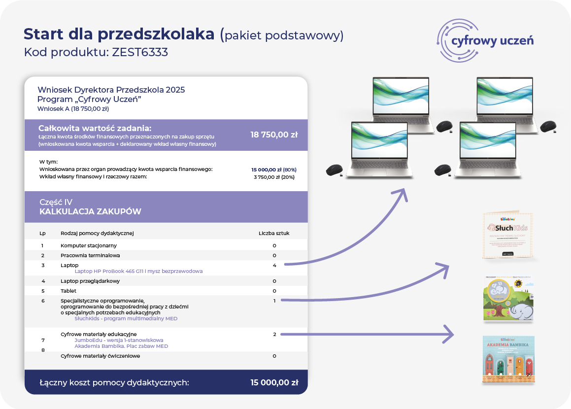 baner skład zestawu ZEST6333