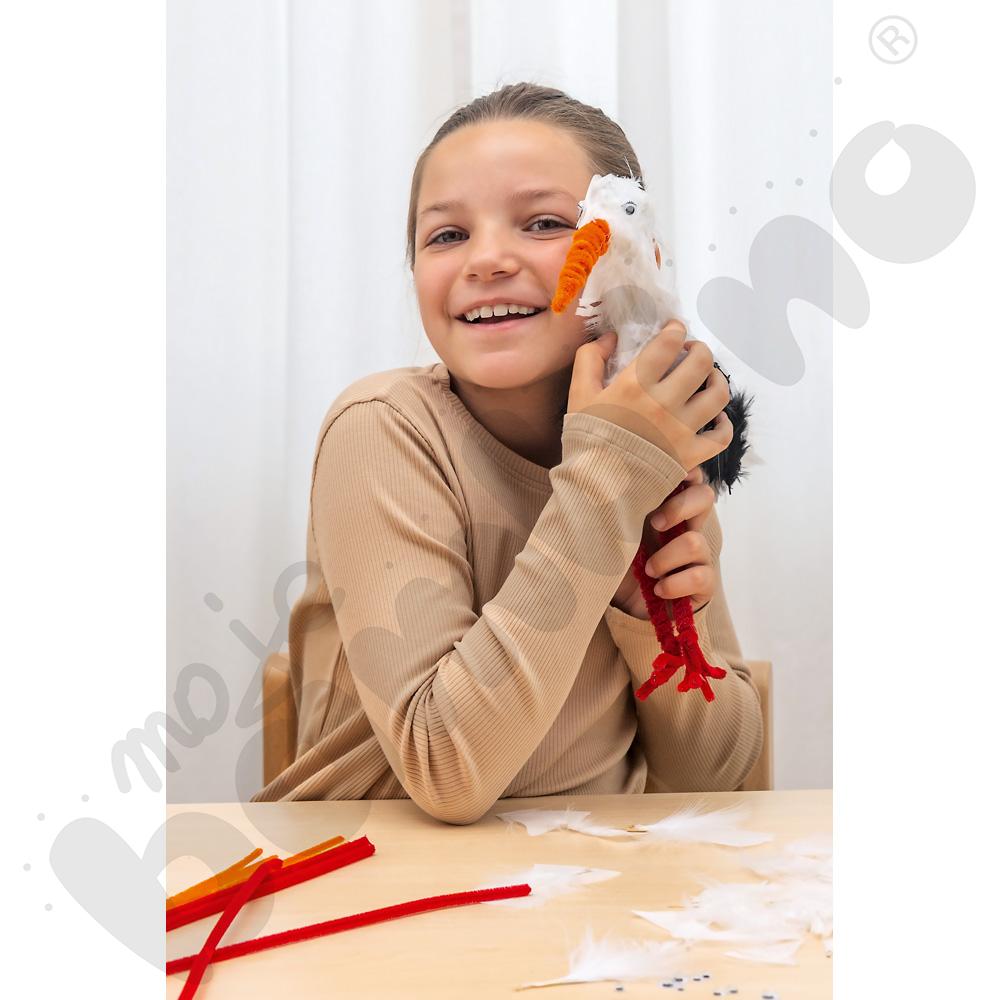 Druciki kreatywne 0,4 x 30, 100 szt. - pomarańczowe