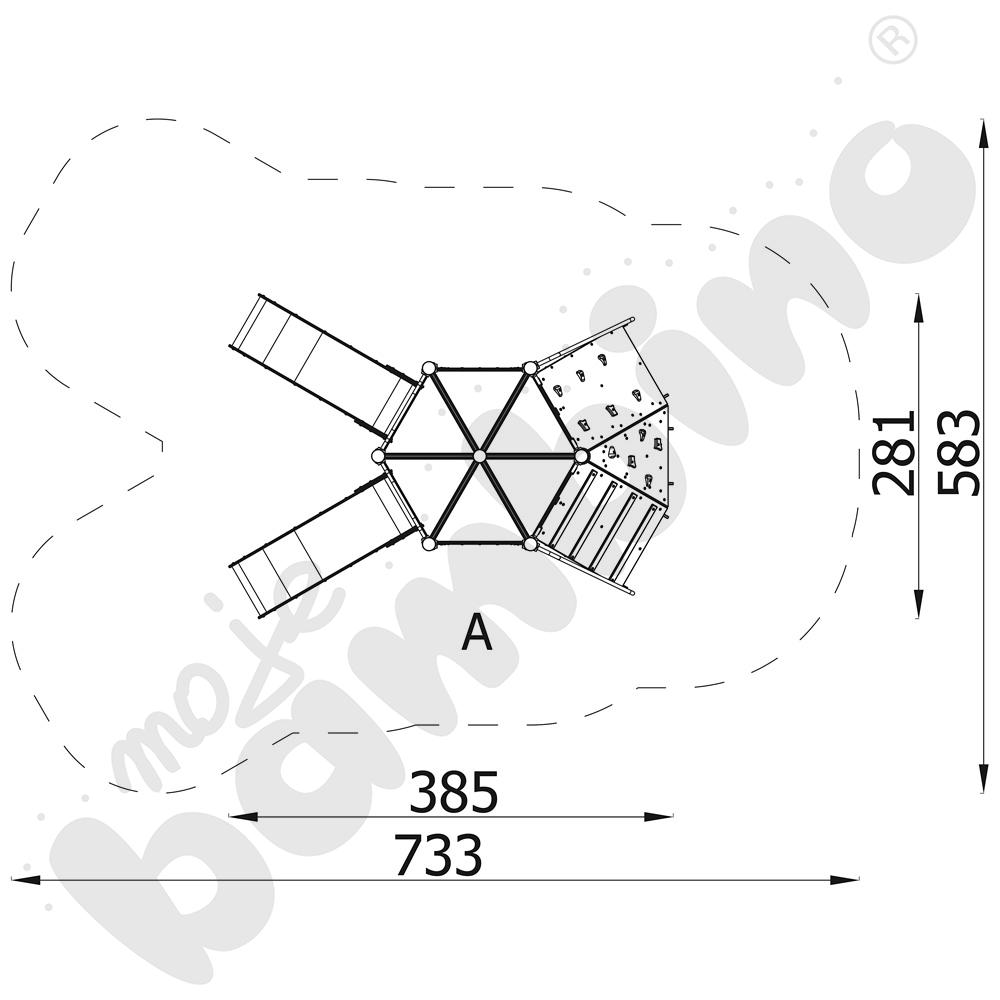 Orbis - zestaw 11487, metalowe słupy