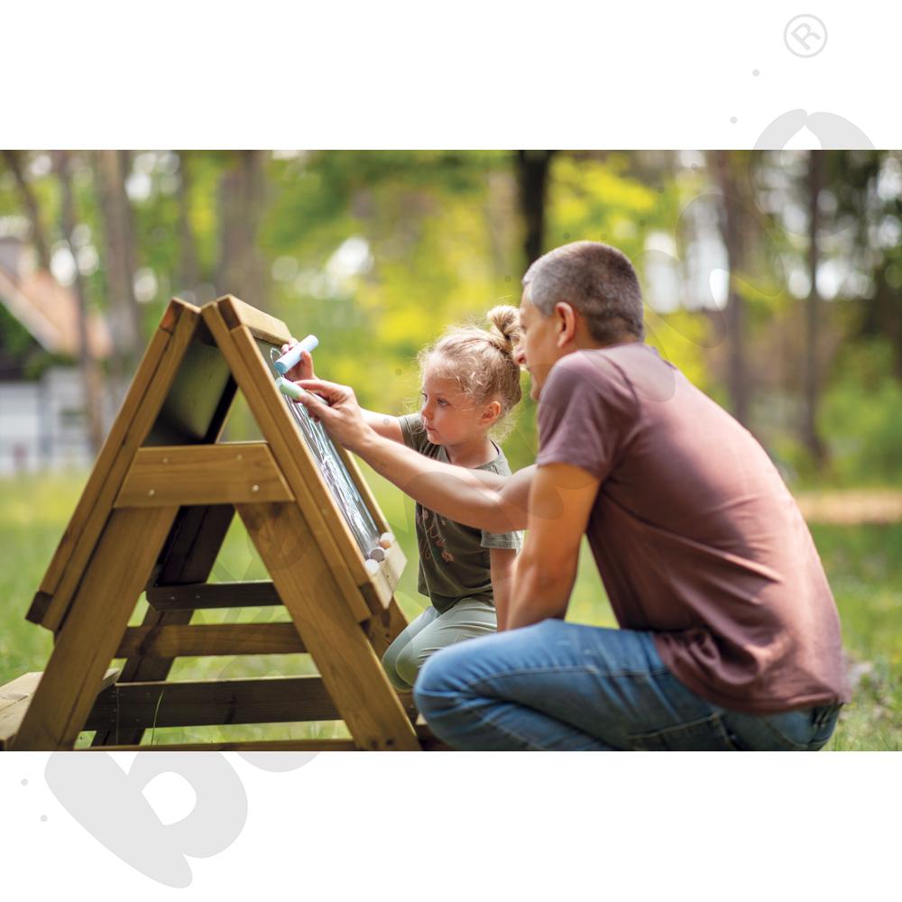 Tablica do rysowania z siedziskiem Terra z kotwami