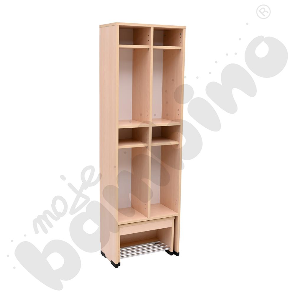 Szatnia Kropla Mini z wysuwanym siedziskiem 4-os. Szatnia Kropla Mini z wysuwanym siedziskiem 4-os.