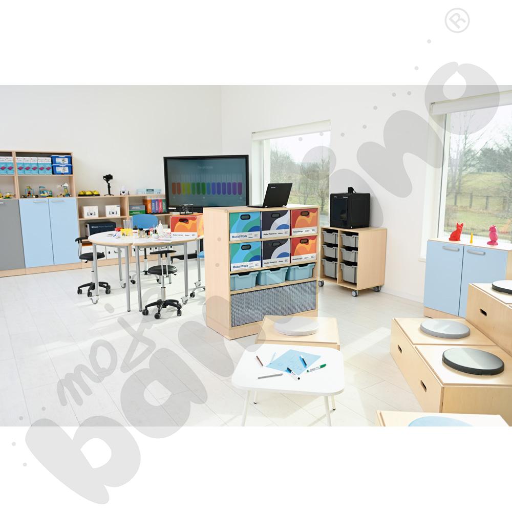 Regał Grande dwustronny - klon jasny Regał Grande dwustronny - klon jasny