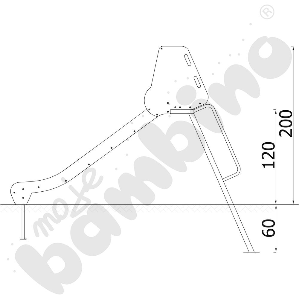 Zjeżdżalnia wolnostojąca 120