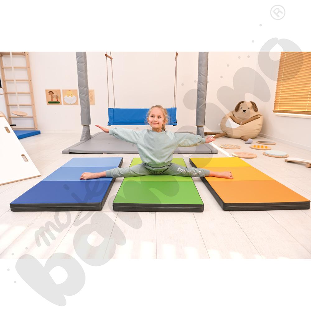 Materac 120 x 60 - odcienie zielonego