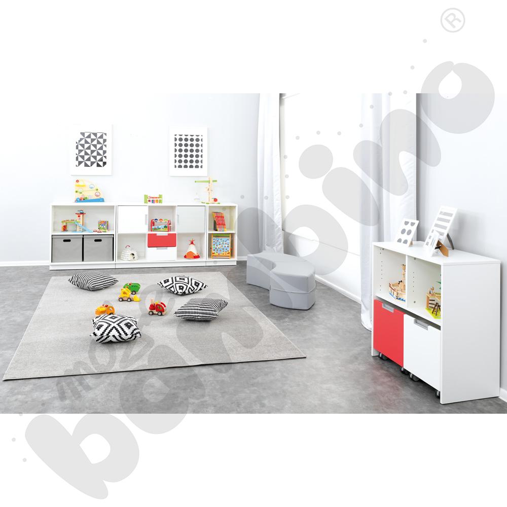 Quadro - zestaw 90, 90 st., biała skrzynia