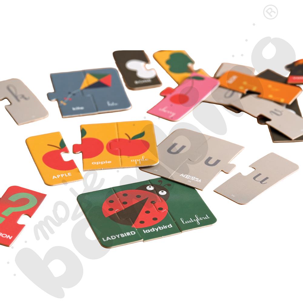 LOGI miniBot - puzzle alfabet - w języku angielskim