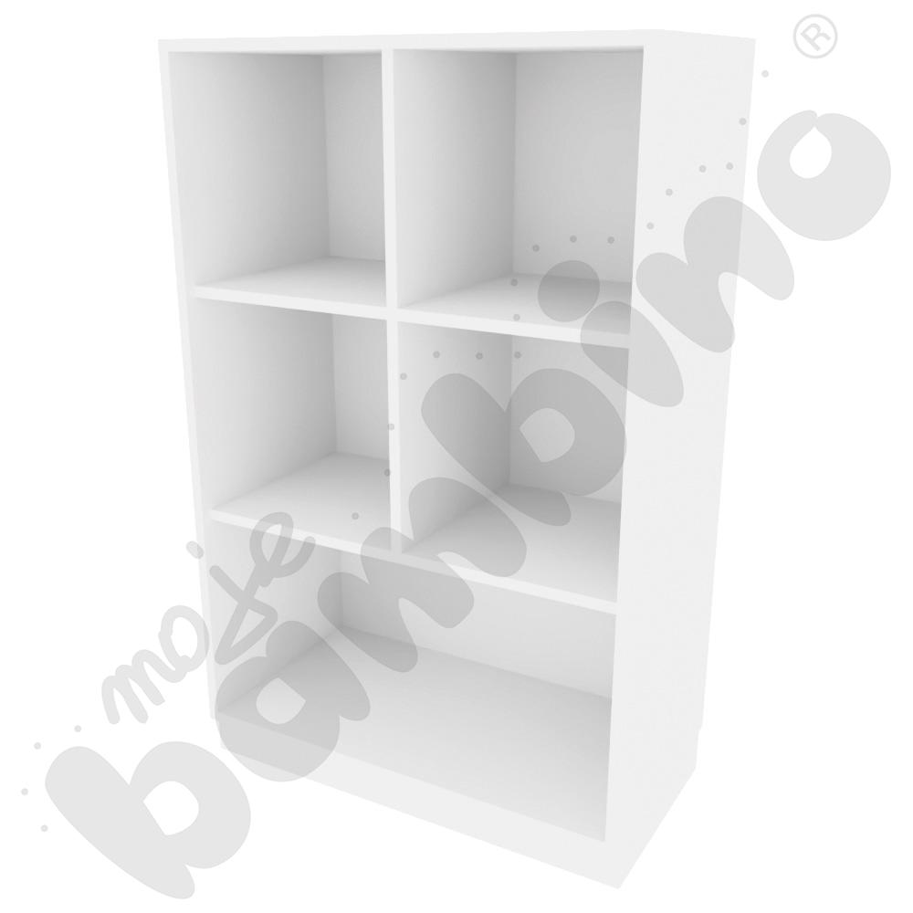 Quadro - szafka L na 2 szerokie szuflady, biała