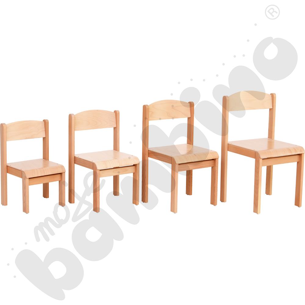 Krzesło drewniane Tender rozm. 3 buk