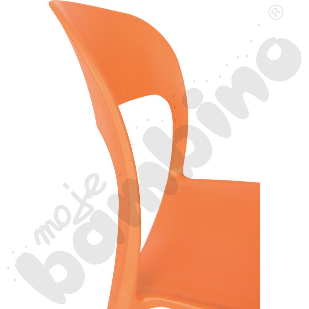 Krzesło Felix pomarańczowe