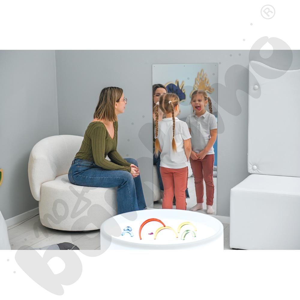 Lustro bezramowe 130 x 60 