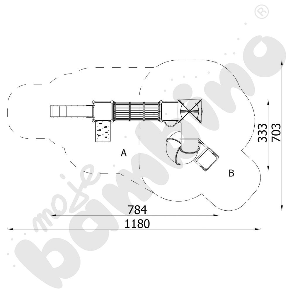 Orbis - zestaw 11367, drewniane słupy