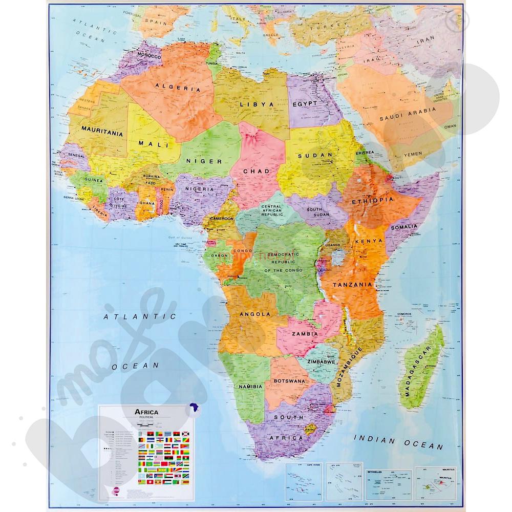 Afryka - Mapa ścienna polityczna