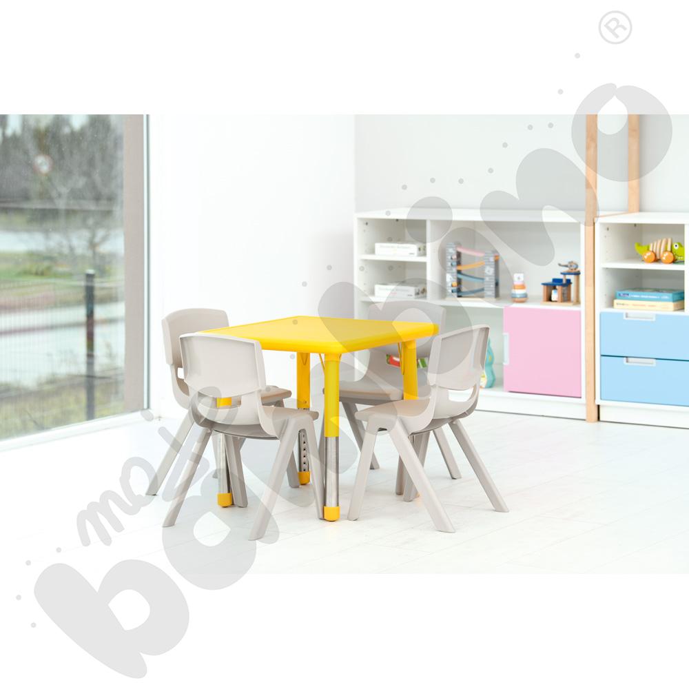 Krzesło Dumi rozm. 3 szarobeżowe Krzesło Dumi rozm. 3 szarobeżowe