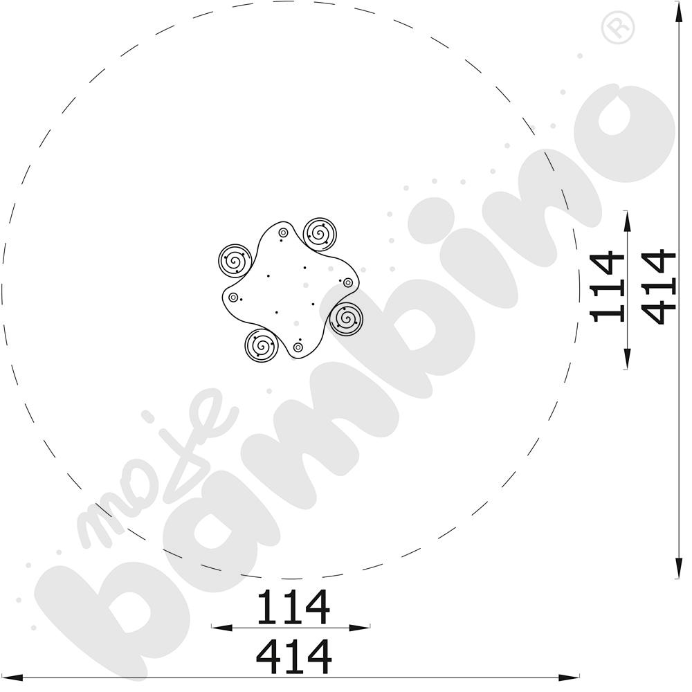 Milo - stolik z siedziskami
