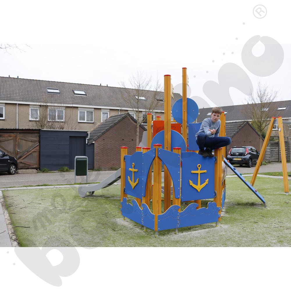 Quadro - zestaw 12466, drewniane słupy