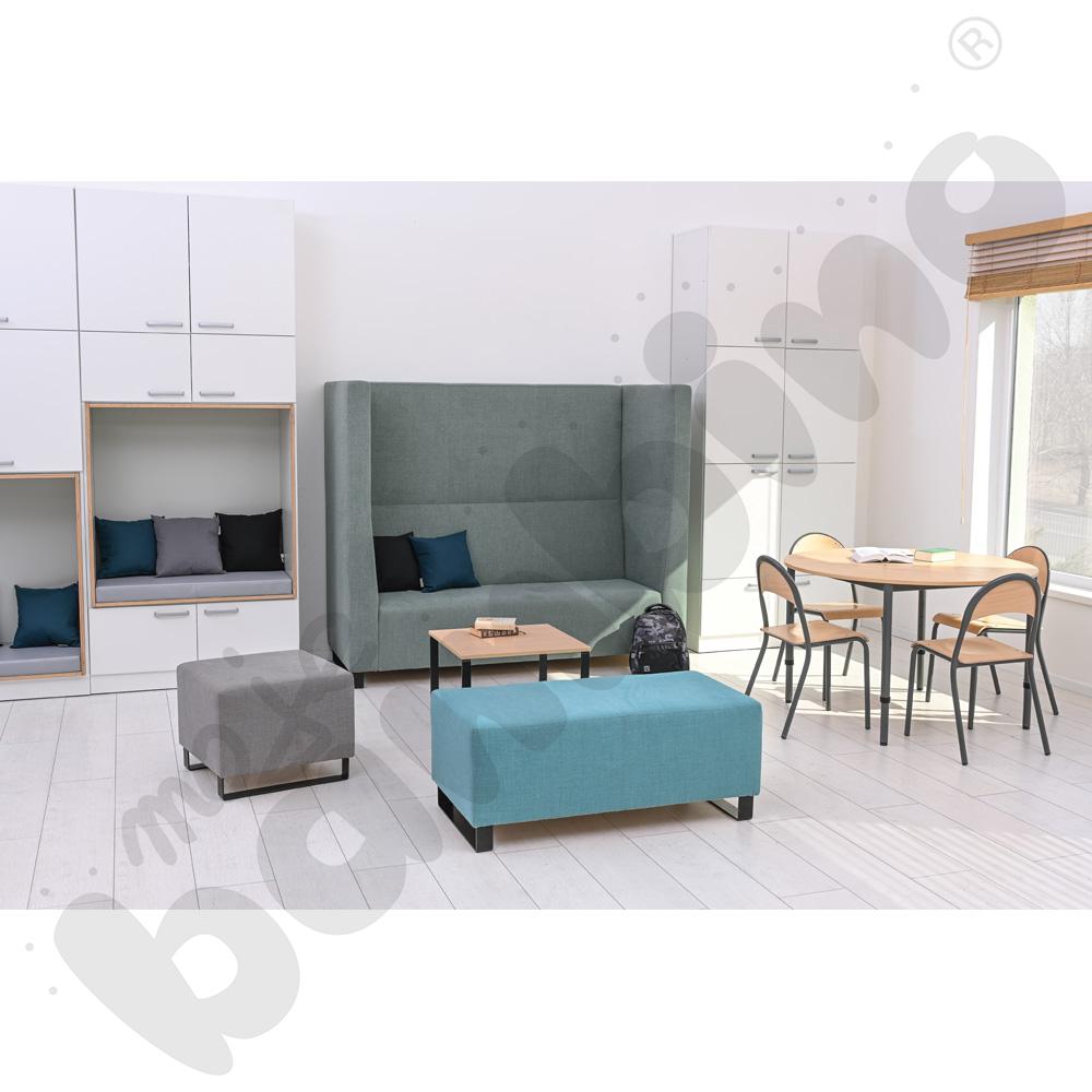 Sofa Universum 3-os. wys. 163 cm, 2 boki wysokie, tkanina KG01