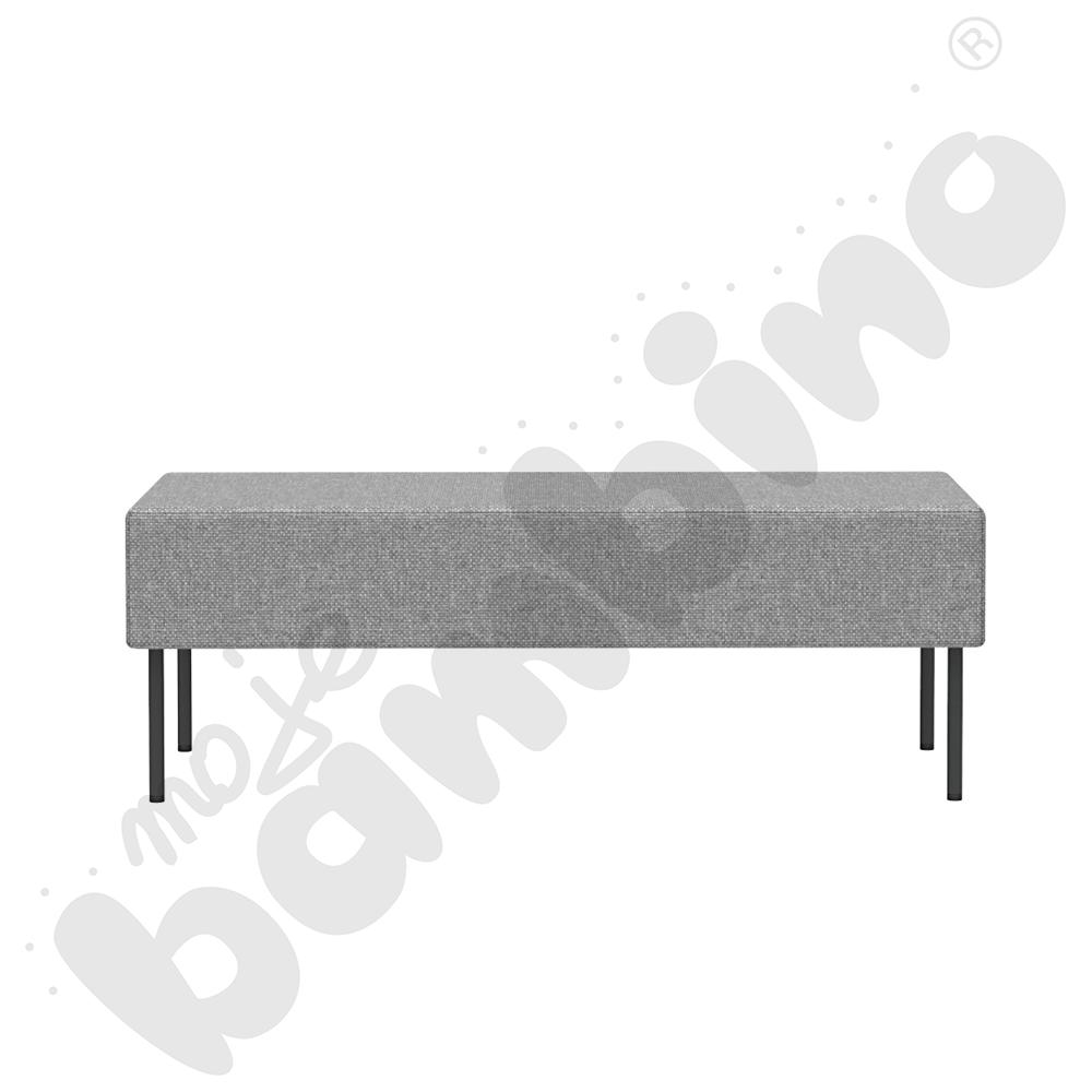 Pufa Versa 120 x 50 cm z filcowymi stopkami, stelaż antracyt, tkanina RO39