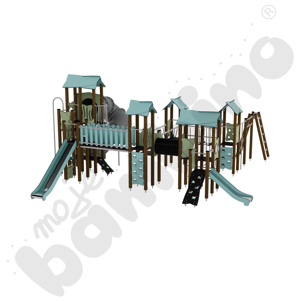 Zestaw Urbi 15, słupy drewniane C