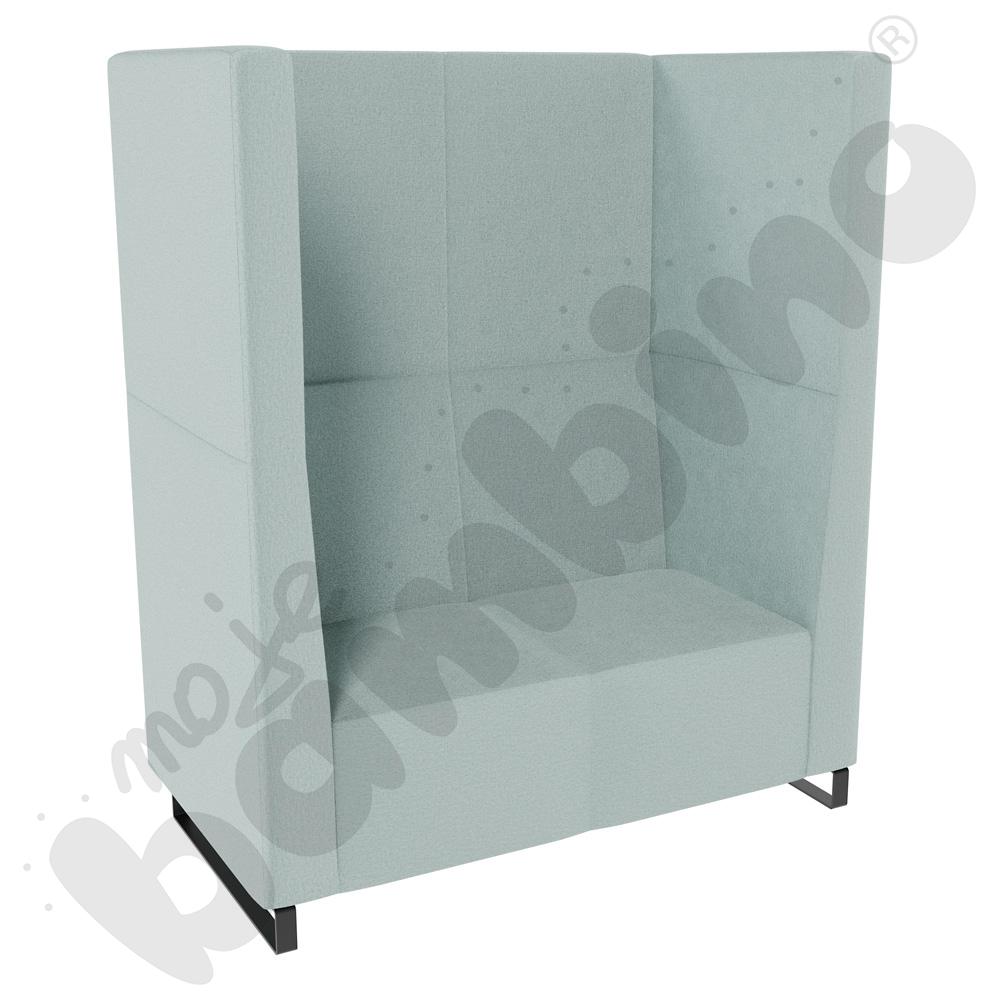 Sofa Universum 2-os. wys. 163 cm, 2 boki wysokie, tkanina KG02