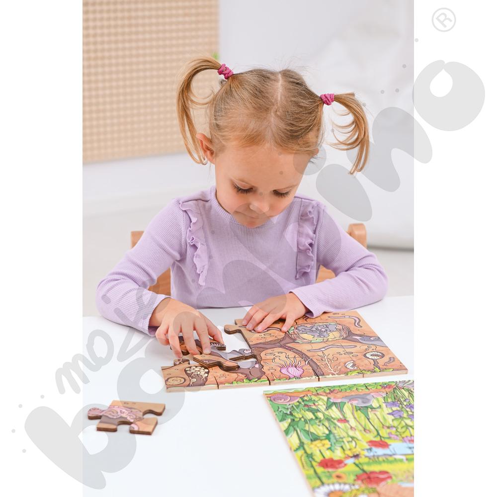 Puzzle podłogowe Łąka kwietna