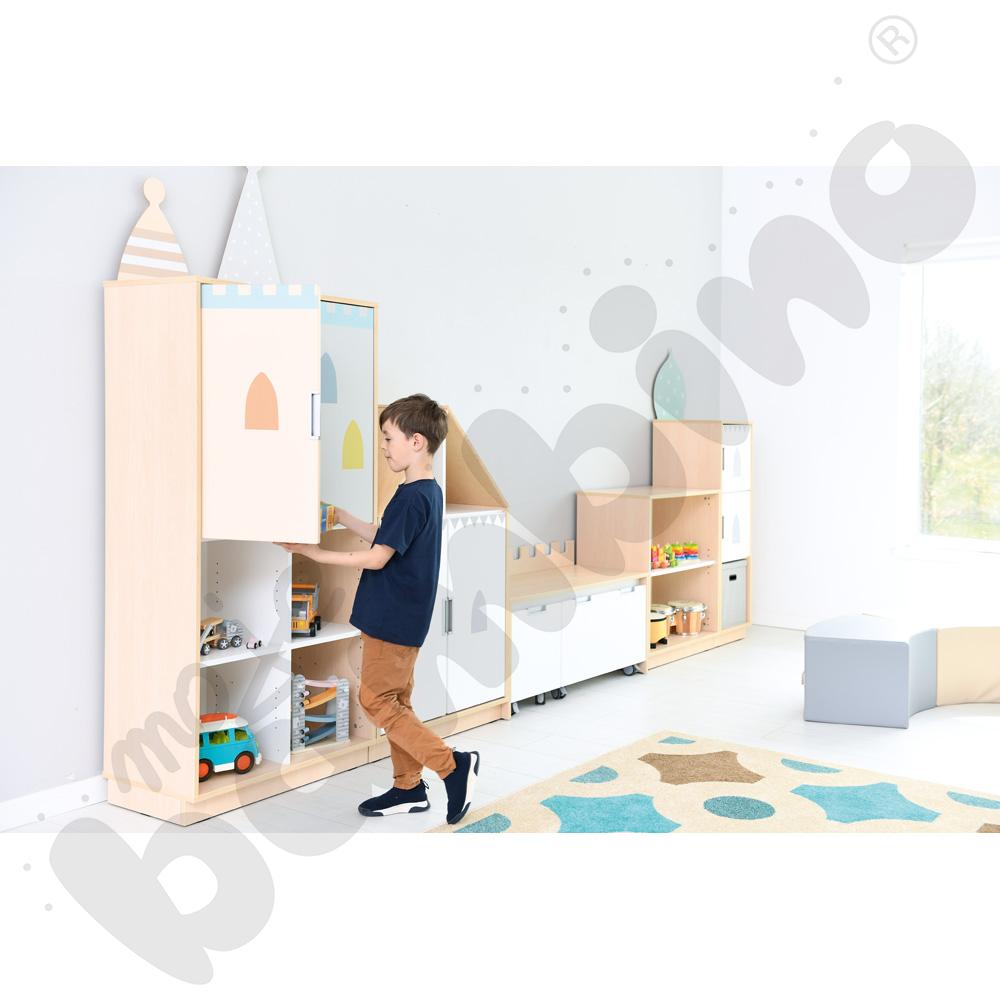 Quadro - zestaw Pałac 90 st., cichy domyk, skrzynia klon jasny