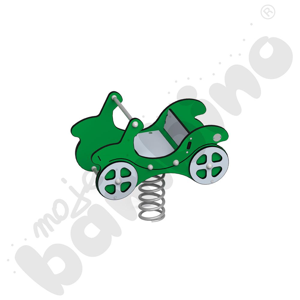 Sprężynowiec Autko na podstawie metalowej