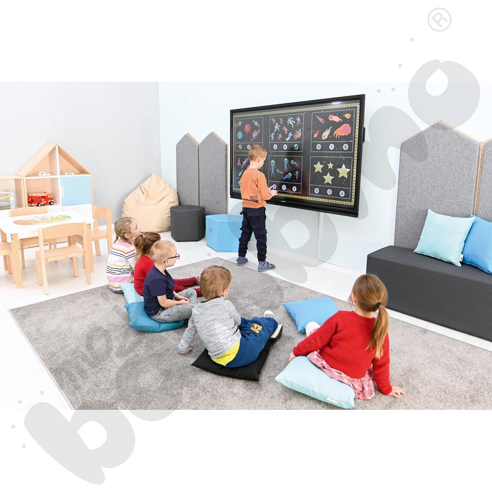 JumboEdu z monitorem interaktywnym insGraf Digital EduSpace 65 i uchwytem ściennym