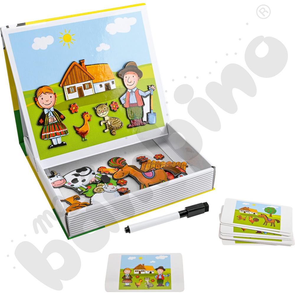 Puzzle magnetyczne - farma