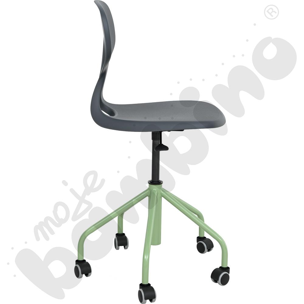 Krzesło obrotowe Piano - szaro-oliwkowe Krzesło obrotowe Piano - szaro-oliwkowe