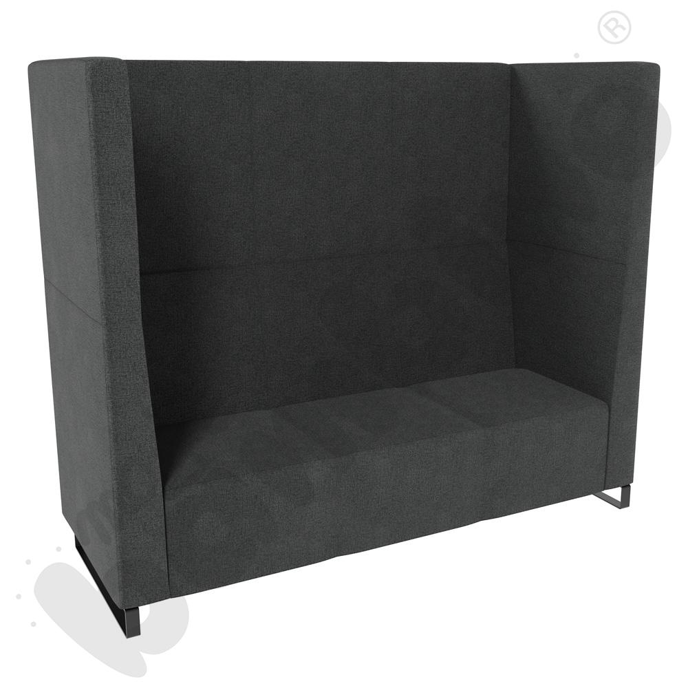 Sofa Universum 3-os. wys. 163 cm, 2 boki wysokie, tkanina KG37