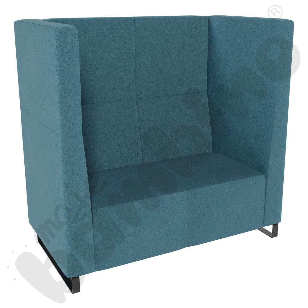 Sofa Universum 2-os. wys. 133 cm, 2 boki średnie, tkanina KG07