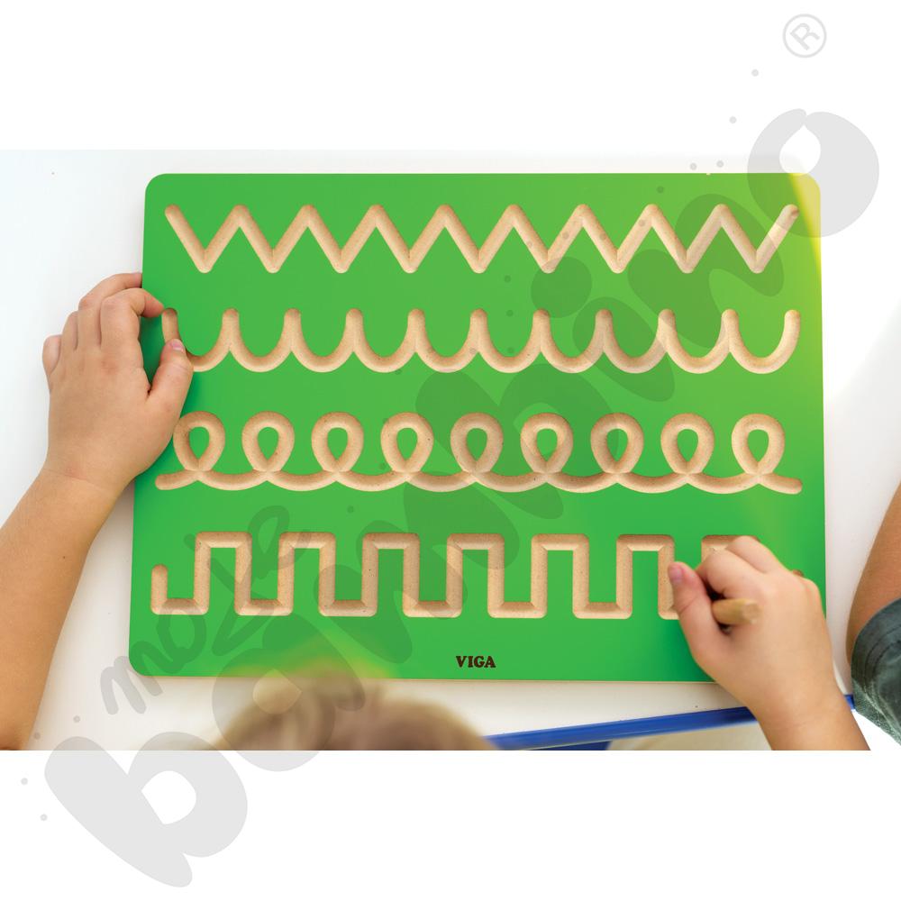 Tabliczka grafomotoryczna - wzory